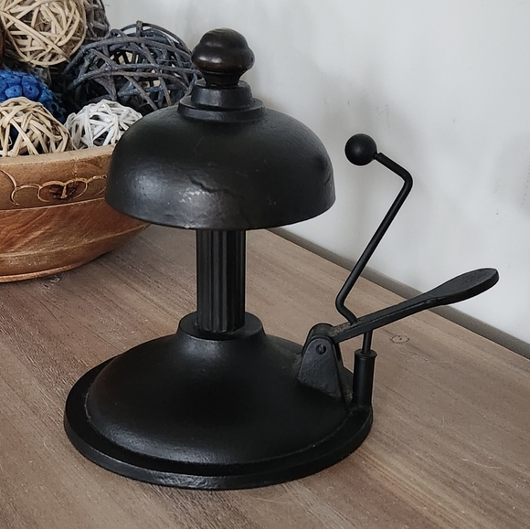 Pottery Barn Other - Pottery Barn Replica Antique Metal Hotel Desk Bell Cast Iron